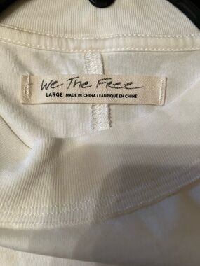 We The Free White Crewneck Tee